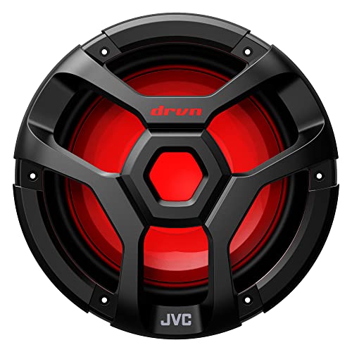 JVC CW-DR1040ML 10-Inch RGB Illunimanation Outdoor Marine/Car Audio Subwoofer - 1,300 Watt Single Black Waterproof Bass Loud Speaker for Marine Stereo Sound System JVC CW-DR1040ML 10-Inch RGB Illunimanation Outdoor Marine/Car Audio Subwoofer - 1,300 Watt Single Black Waterproof Bass Loud Speaker for Marine Stereo Sound System